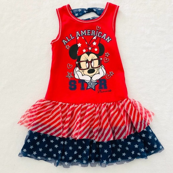 Disney Girls Minnie All American Dress S (6/6X) - Picture 2 of 7